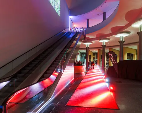 Das CC West Foyer EG der MESSE ESSEN während einer Veranstaltung