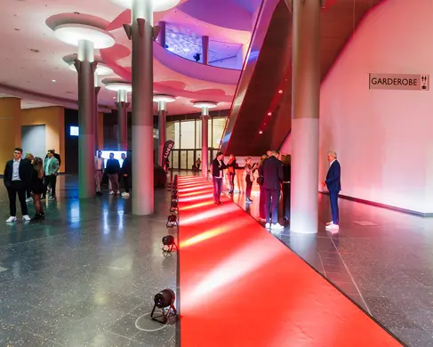 Das CC West Foyer EG der MESSE ESSEN während einer Veranstaltung