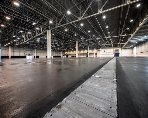 Die leere Halle 5 der MESSE ESSEN
