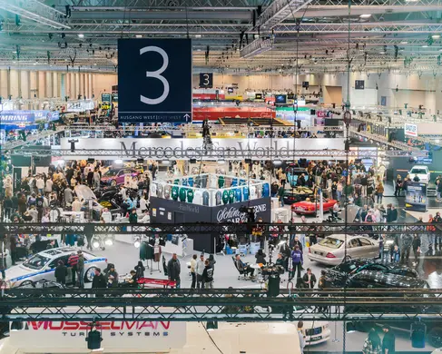 Die leere Halle 3 der MESSE ESSEN