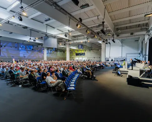 Die Halle 8 der MESSE ESSEN während einer Veranstaltung