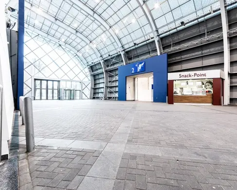 Die Galeria der MESSE ESSEN leer