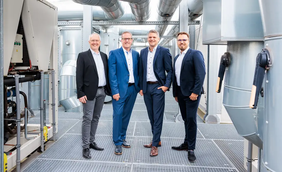 Gruppenfoto des Team Technik der Messe Essen
