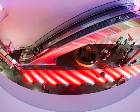 Das CC West Foyer EG der MESSE ESSEN während einer Veranstaltung