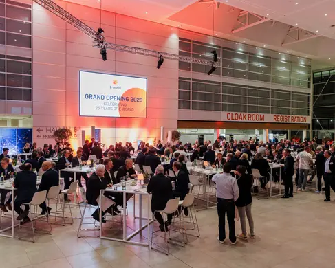 Das Foyer Ost der MESSE ESSEN während einer Veranstaltung