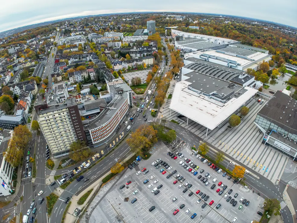 Parkplatz Vogelperspektive 