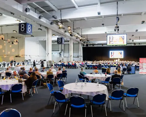 Die Halle 8 der MESSE ESSEN während einer Veranstaltung