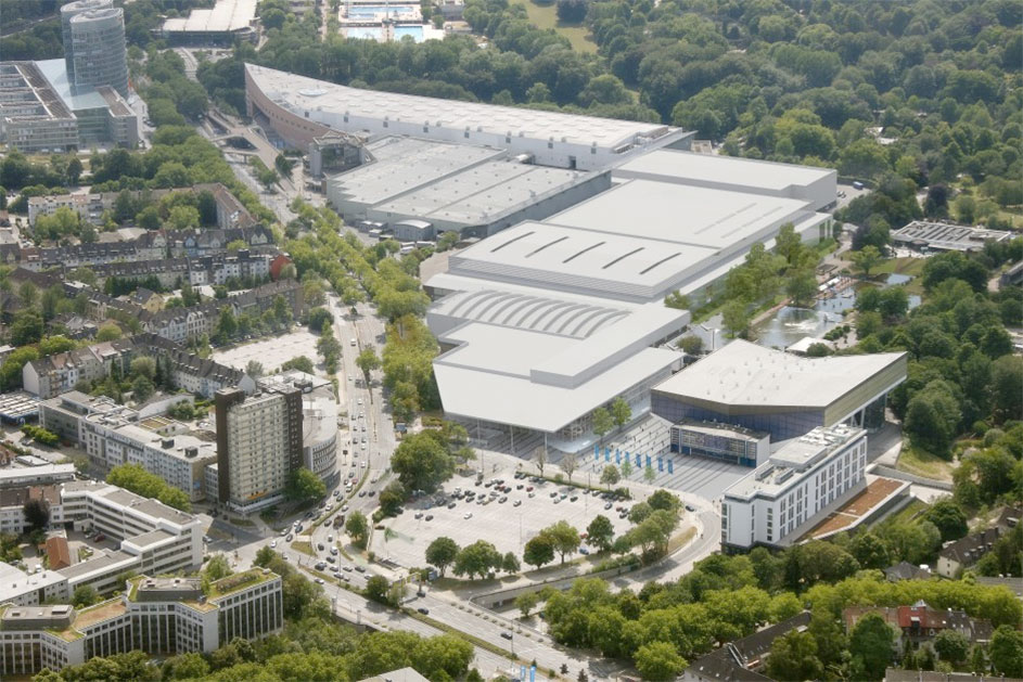 The New MESSE ESSEN in four development phases