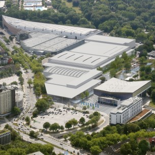 Aerial image of the new fair ground